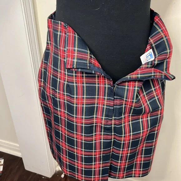 Vintage Tartan Plaid Mini Skirt Size Large - Picture 13 of 15